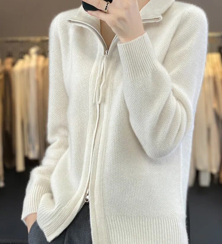 Lola™ | Elegant Zip Cardigan