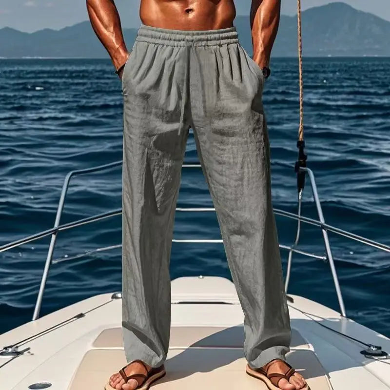 Island Breeze Linen Trousers