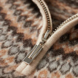 Chic Cashmere Zip-Front Sweater