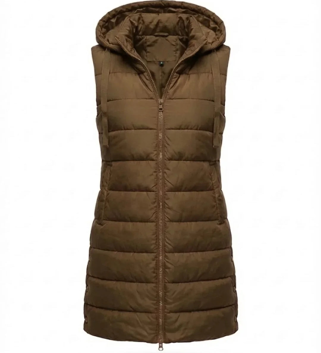 Sana™ | Hooded Longline Quilted Puffer Vest