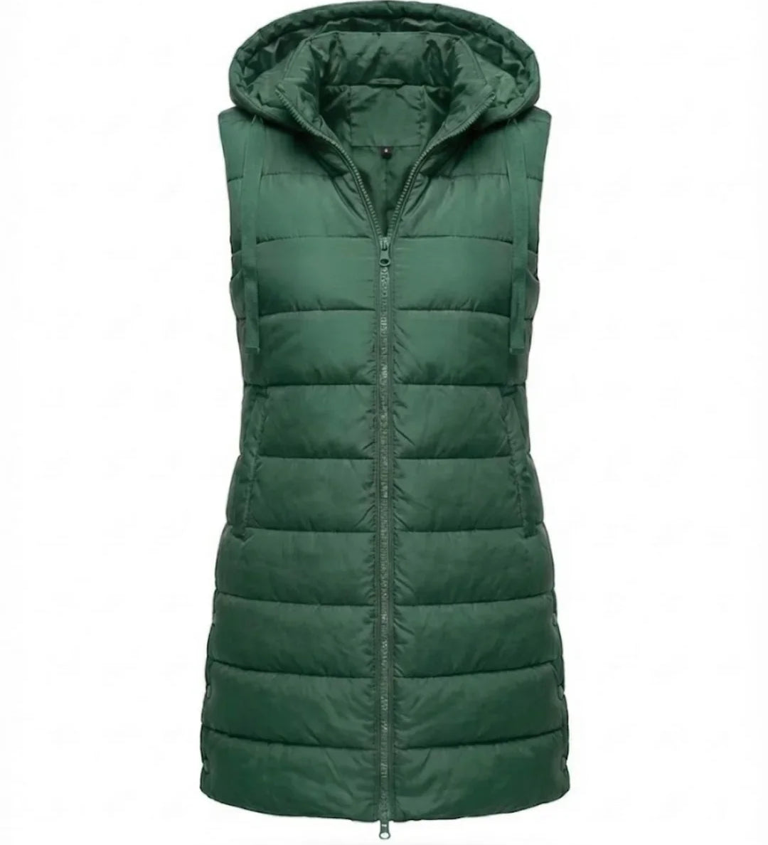 Sana™ | Hooded Longline Quilted Puffer Vest