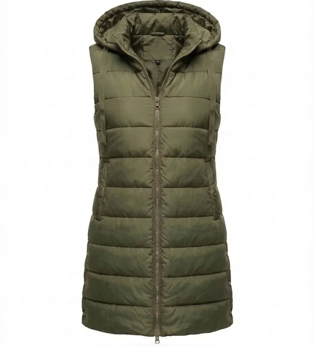 Sana™ | Hooded Longline Quilted Puffer Vest