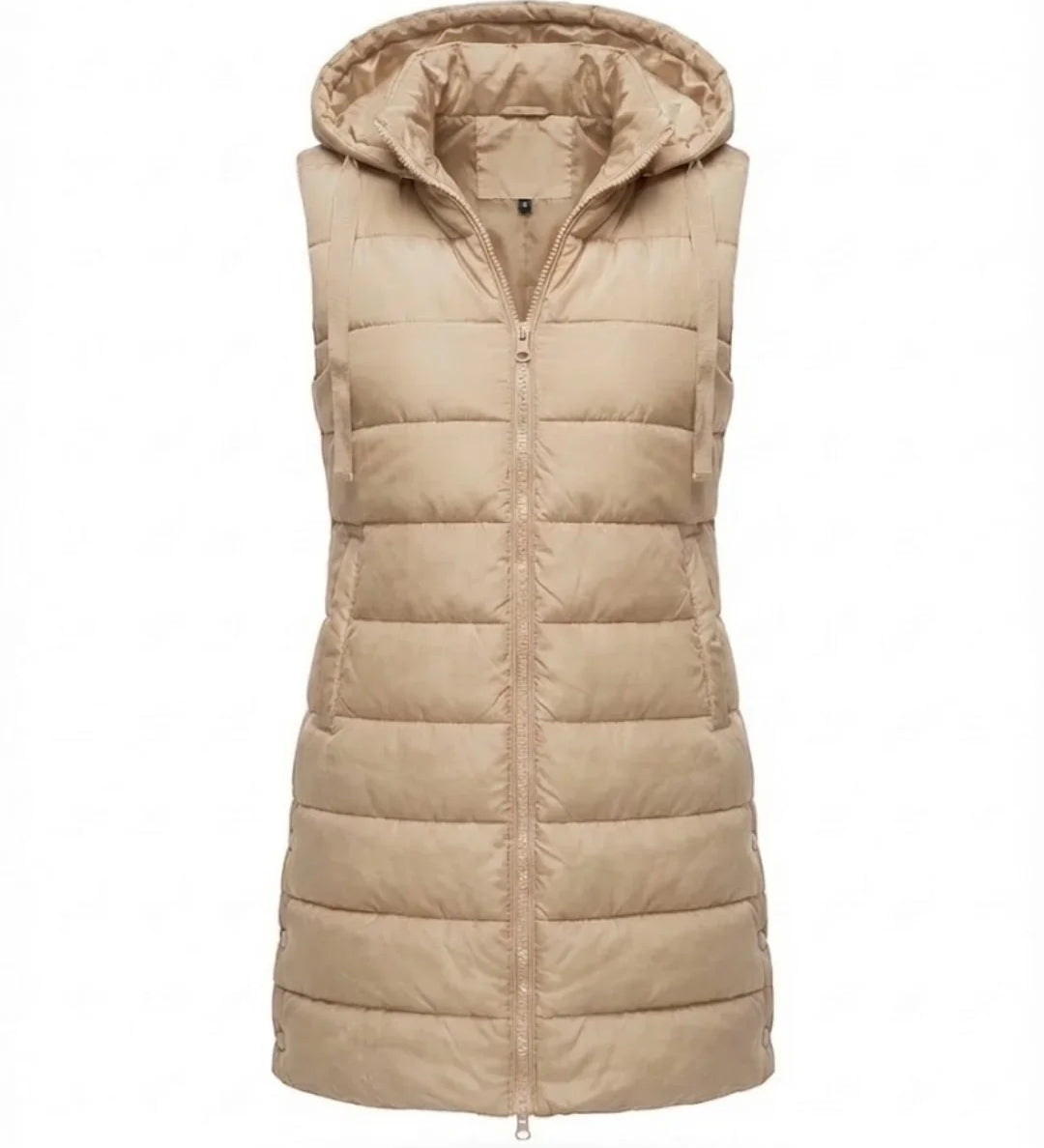 Sana™ | Hooded Longline Quilted Puffer Vest