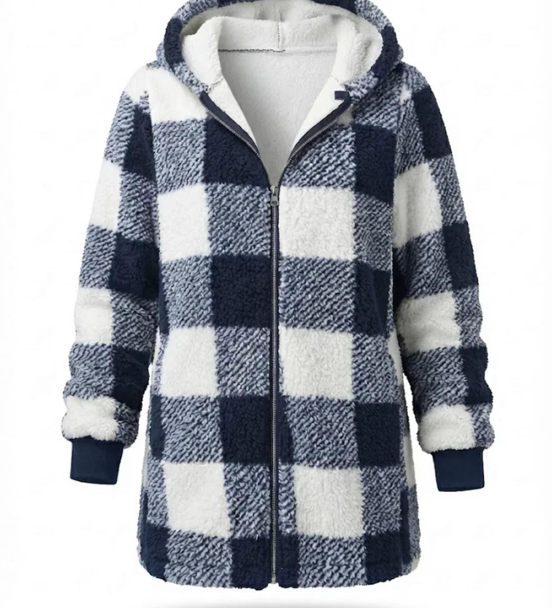Sarah™ | Oversized Plaid Coat