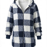 Sarah™ | Oversized Plaid Coat