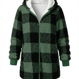 Sarah™ | Oversized Plaid Coat