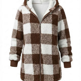 Sarah™ | Oversized Plaid Coat