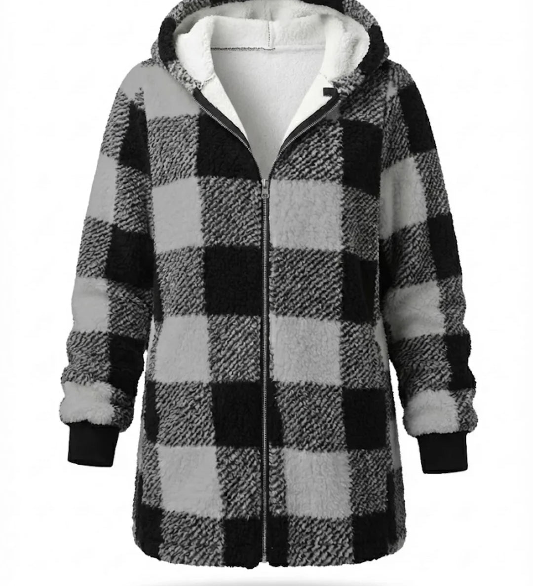 Sarah™ | Oversized Plaid Coat