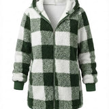 Sarah™ | Oversized Plaid Coat