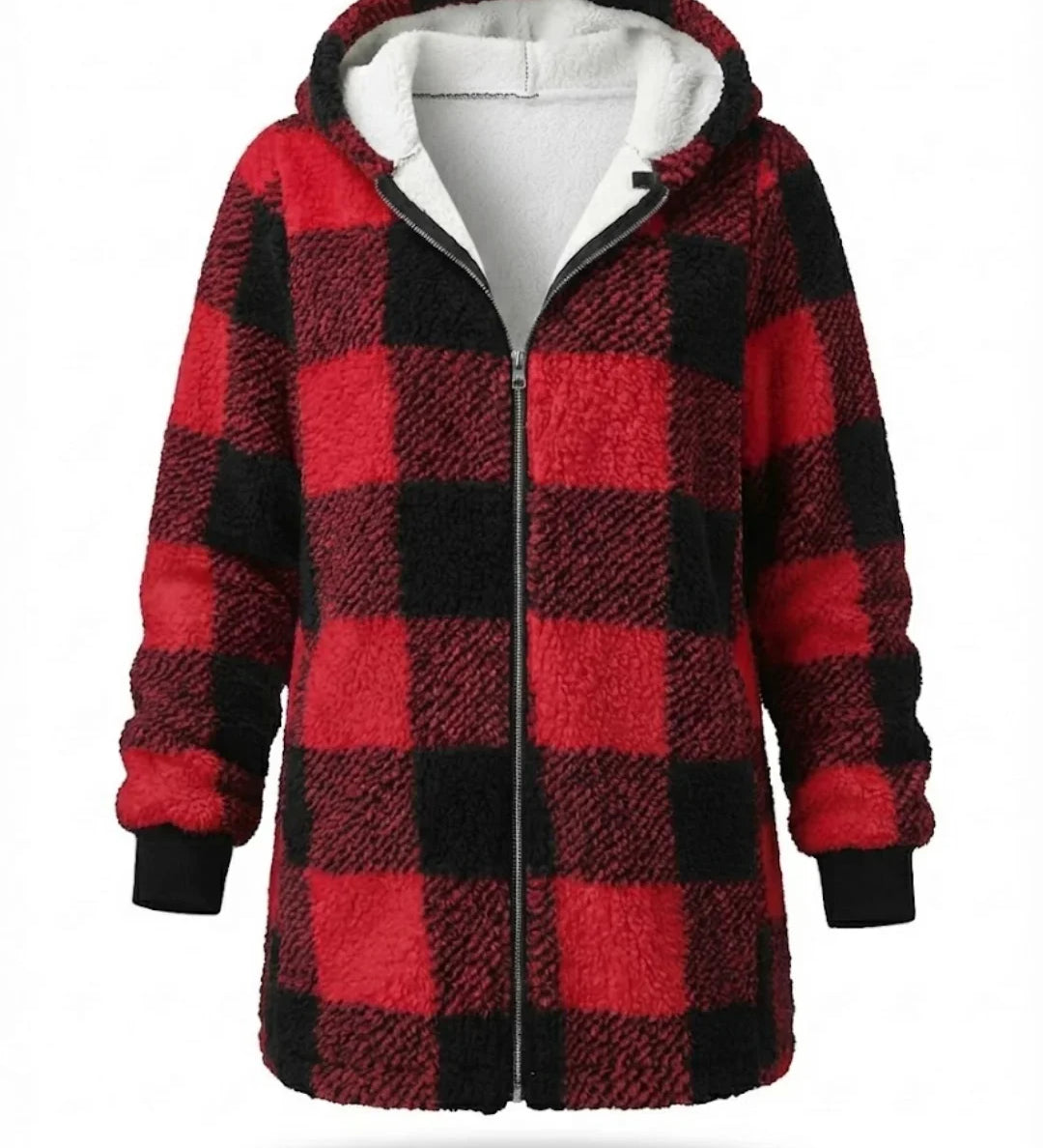 Sarah™ | Oversized Plaid Coat