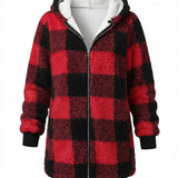 Sarah™ | Oversized Plaid Coat