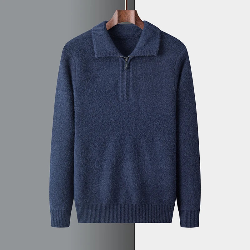 Chic Cashmere Zipper Sweater