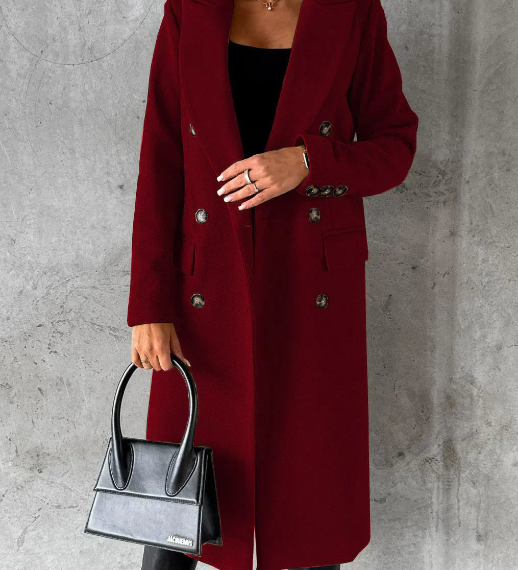 Bakoto™ | Elegant Long Wool Coat