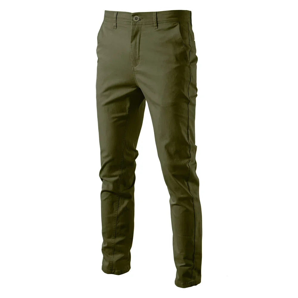Relaxed Fit Cotton Trousers