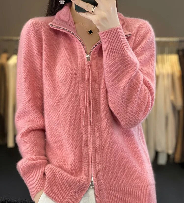 Lola™ | Elegant Zip Cardigan