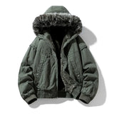 Chic Cargo Coat with Cozy Fleece Lining