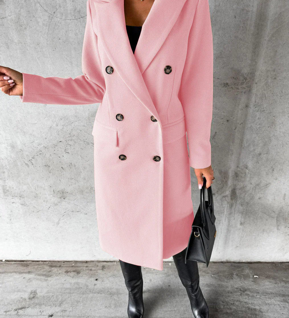 Bakoto™ | Elegant Long Wool Coat