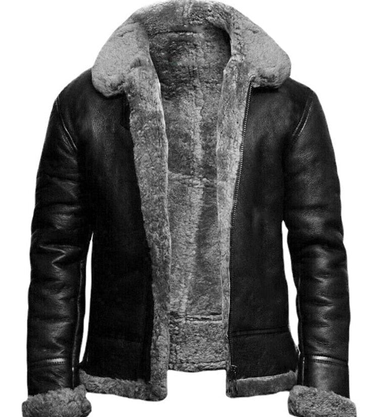 Frederik Aviator Leather Jacket