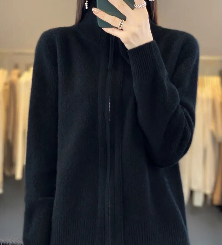 Lola™ | Elegant Zip Cardigan