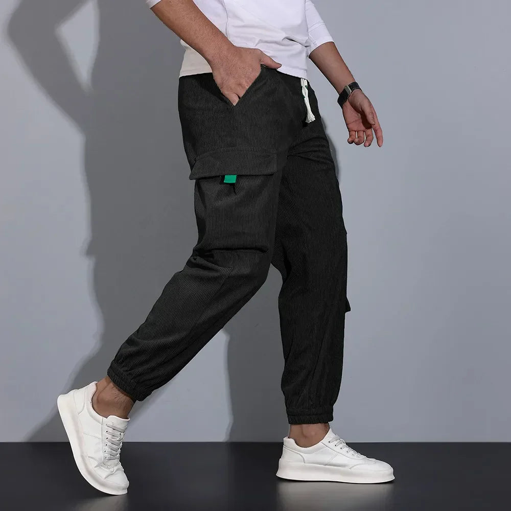 Textured Corduroy Trousers