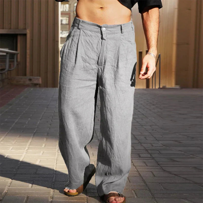 Relaxed Linen Trousers