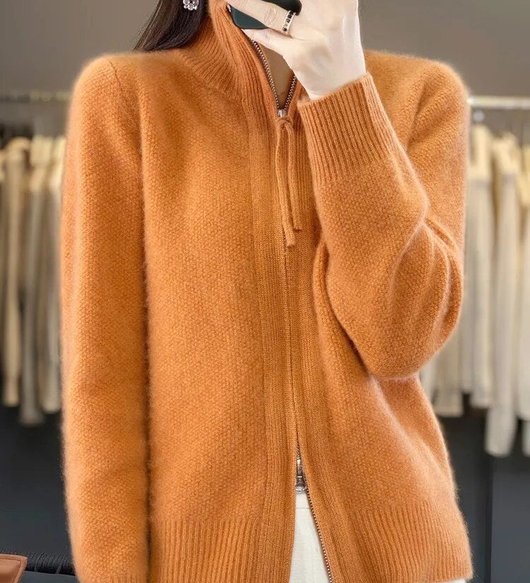 Lola™ | Elegant Zip Cardigan