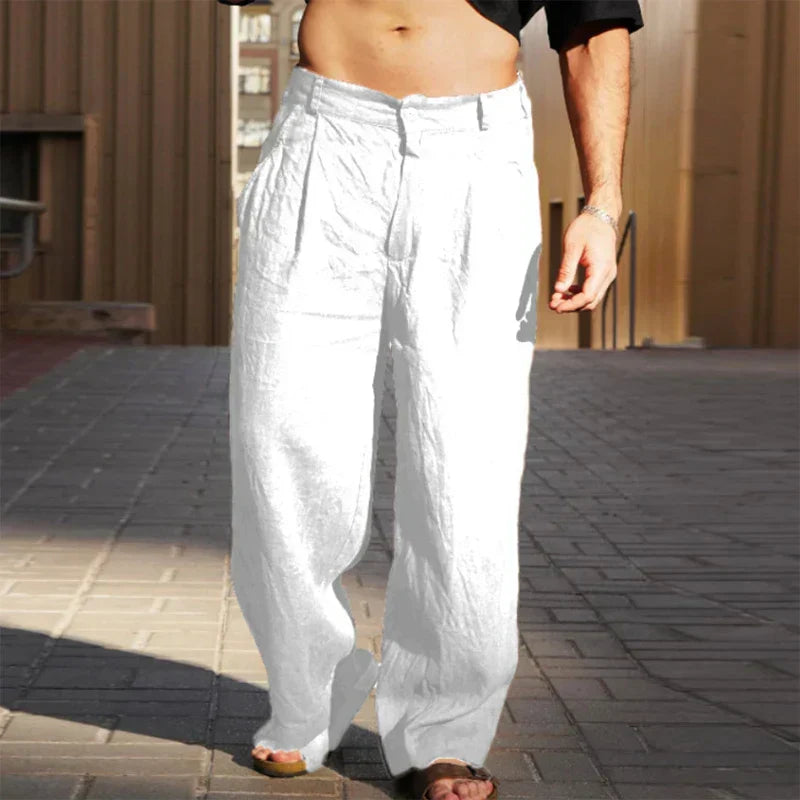 Relaxed Linen Trousers