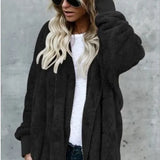 Evie™ | Plush Open-Front Teddy Cardigan