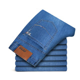 Relaxed Fit Straight Leg Denim Jeans