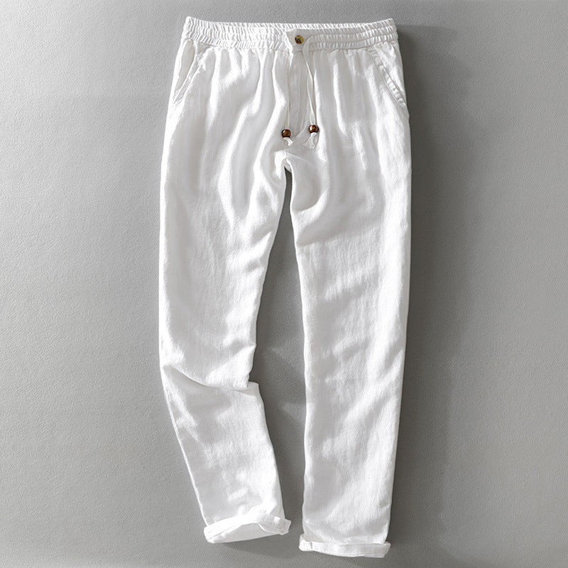 Relaxed Linen Trousers for Ibiza