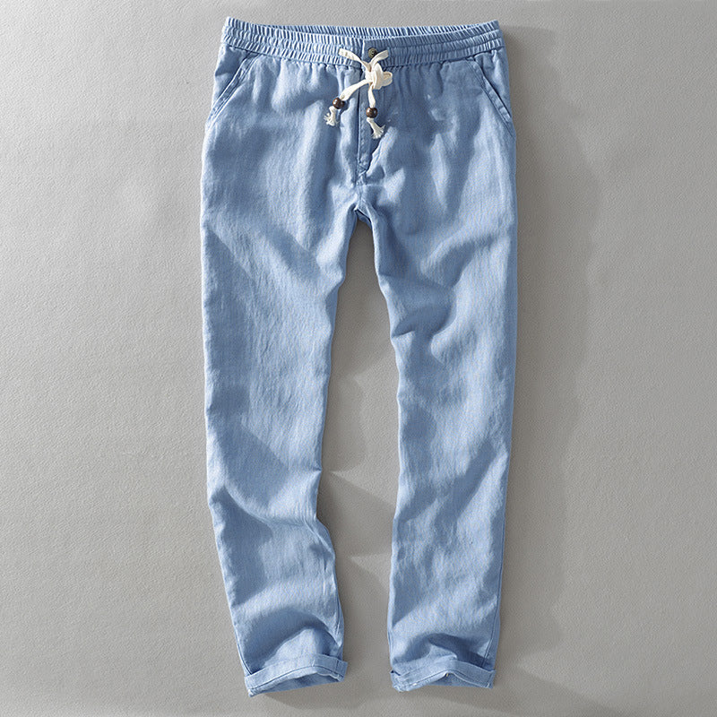 Relaxed Linen Trousers for Ibiza