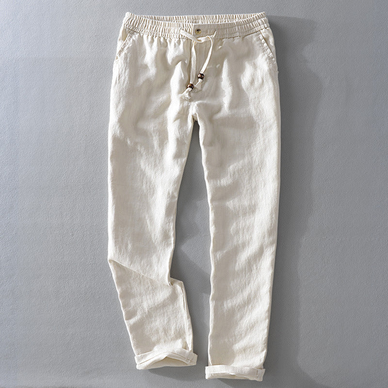 Relaxed Linen Trousers for Ibiza