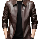 Relaxed Fit Leather Jacket