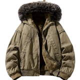 Chic Cargo Coat with Cozy Fleece Lining