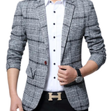 Chic Checkered Blazer