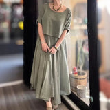 Sophisticated Layered Two-Piece Dress