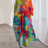 Colorful Printed Dress for Women