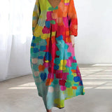 Colorful Printed Dress for Women