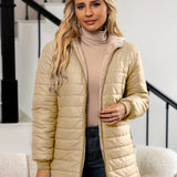 Sophia™ | Sherpa-Lined Quilted Puffer Jacket