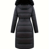 Mara™ | Elegant Mid-Length Coat with Hood