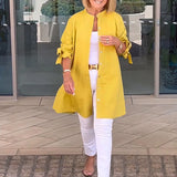 Tina™ | Flared Cotton Shirt Jacket