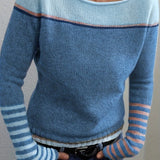 Leila™ | Casual Striped and Color Block Sweater