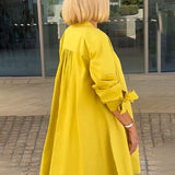 Tina™ | Flared Cotton Shirt Jacket