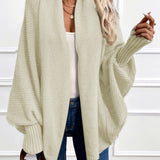 Anisa™ | Elegant Lantern Sleeve Cardigan