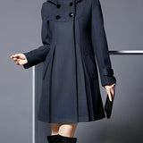 Monty™ | Elegant Warm A-Line High-Neck Winter Coat