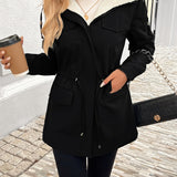 Vera™ | Sherpa-Lined Drawstring-Waist Parka Coat