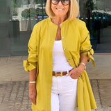 Tina™ | Flared Cotton Shirt Jacket