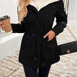 Vera™ | Sherpa-Lined Drawstring-Waist Parka Coat