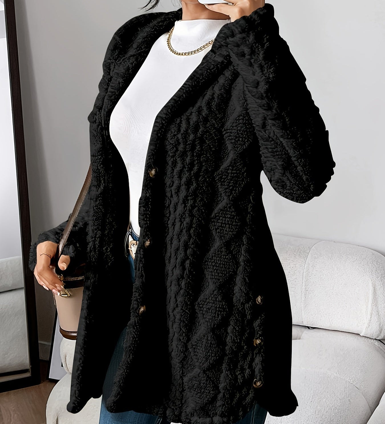 Mel™ | Cozy Hooded Cardigan