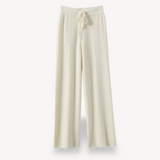 Serena™ | Drawstring high-waist wide-leg knit pants